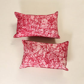 Hand Block Batik Print Pillow Covers (Set of 2) 03