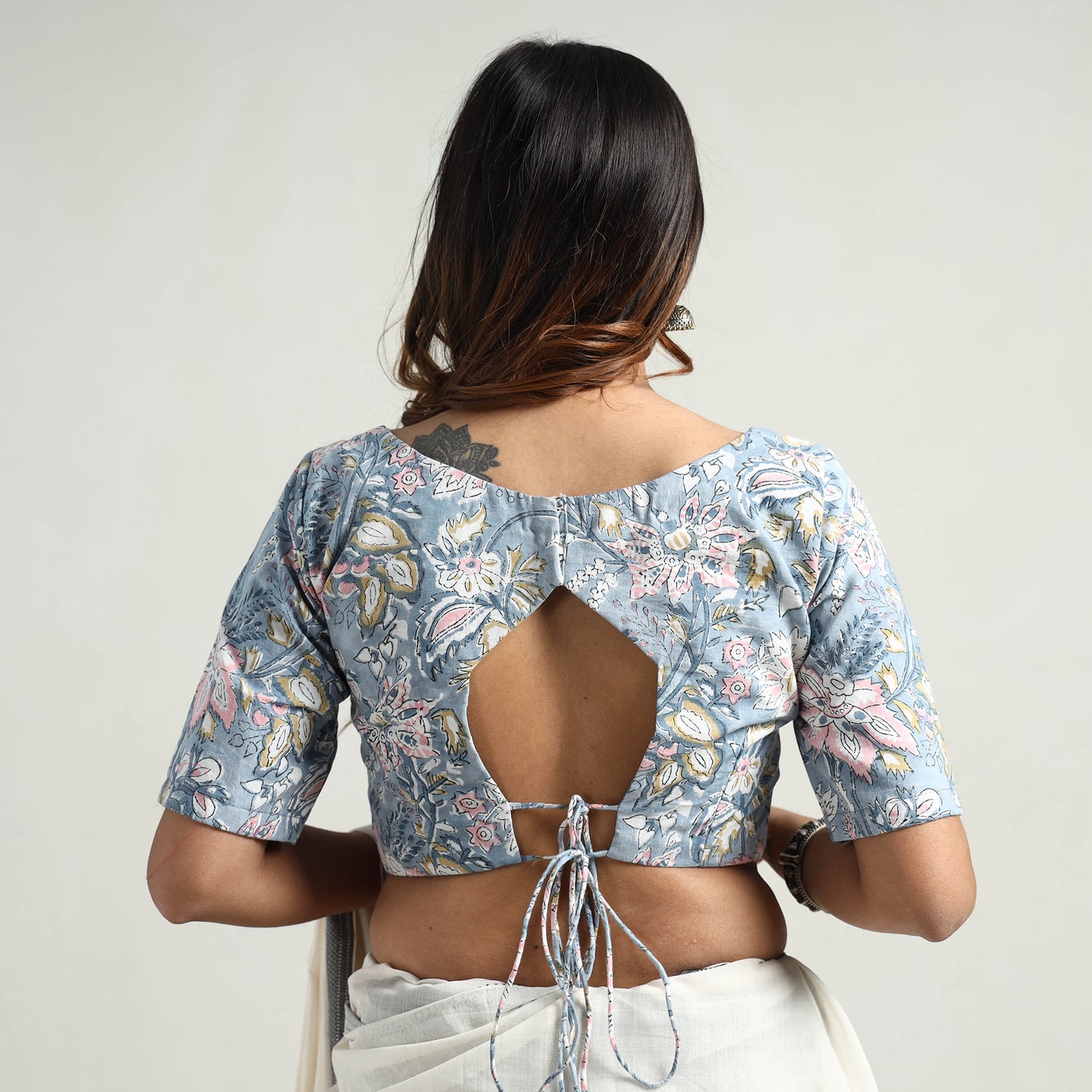  Sanganeri Stitched Blouse