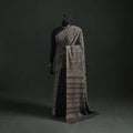 Pure Merino Wool Hand Block Akola Prints Saree 04