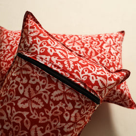 Hand Block Batik Print Pillow Covers (Set of 2) 04