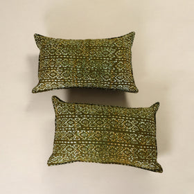 Hand Block Batik Print Pillow Covers (Set of 2) 05
