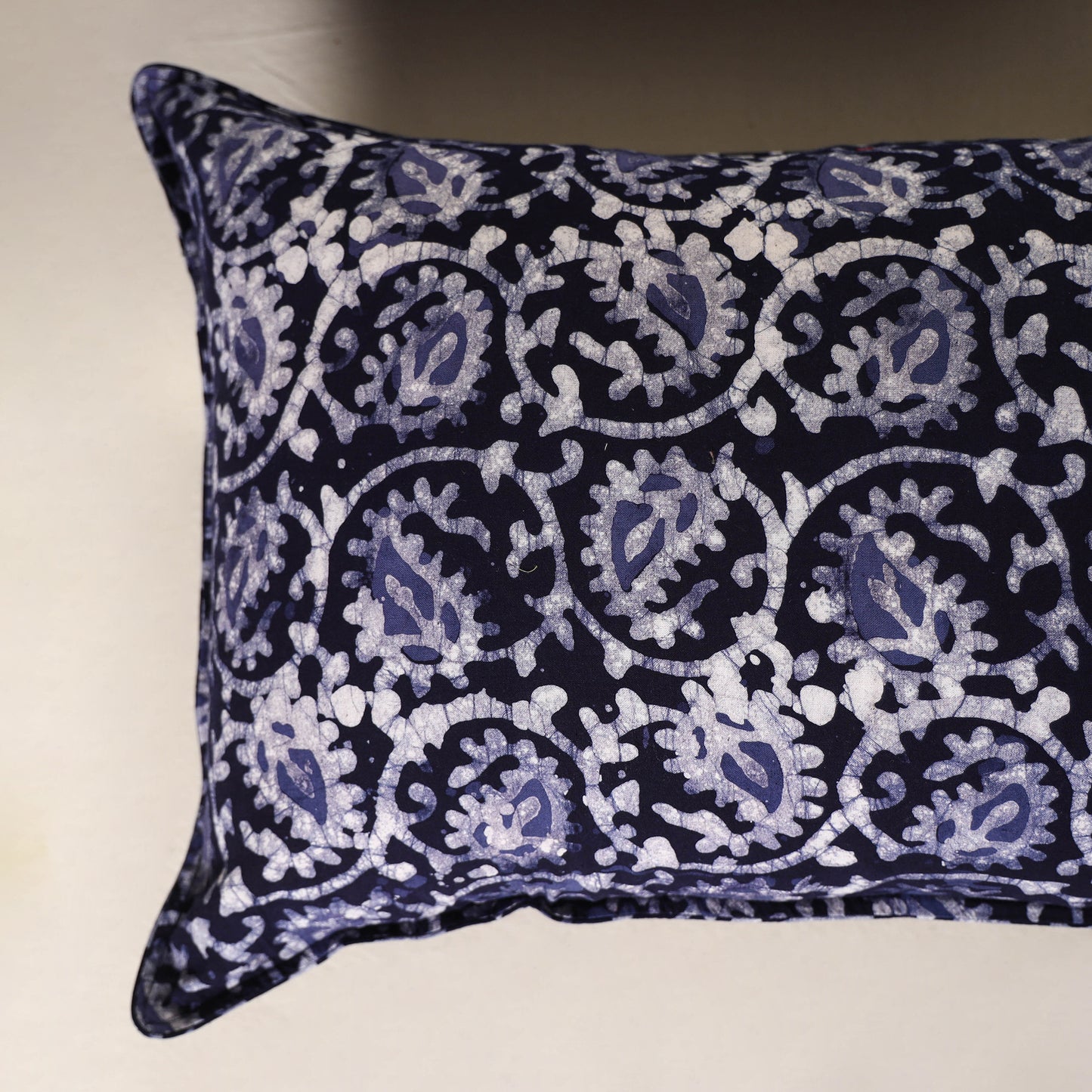 Hand Block Batik Print Pillow Covers (Set of 2) 06