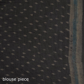 Pure Merino Wool Hand Block Akola Prints Saree 03