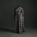 Pure Merino Wool Hand Block Akola Prints Saree 02