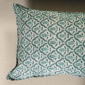 Hand Block Batik Print Pillow Covers (Set of 2) 07