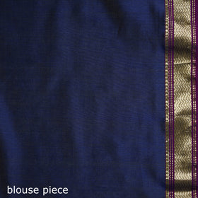 Handloom Zari Border Maheshwari Silk Saree 08