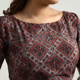 Ajrakh Stitched Blouse
