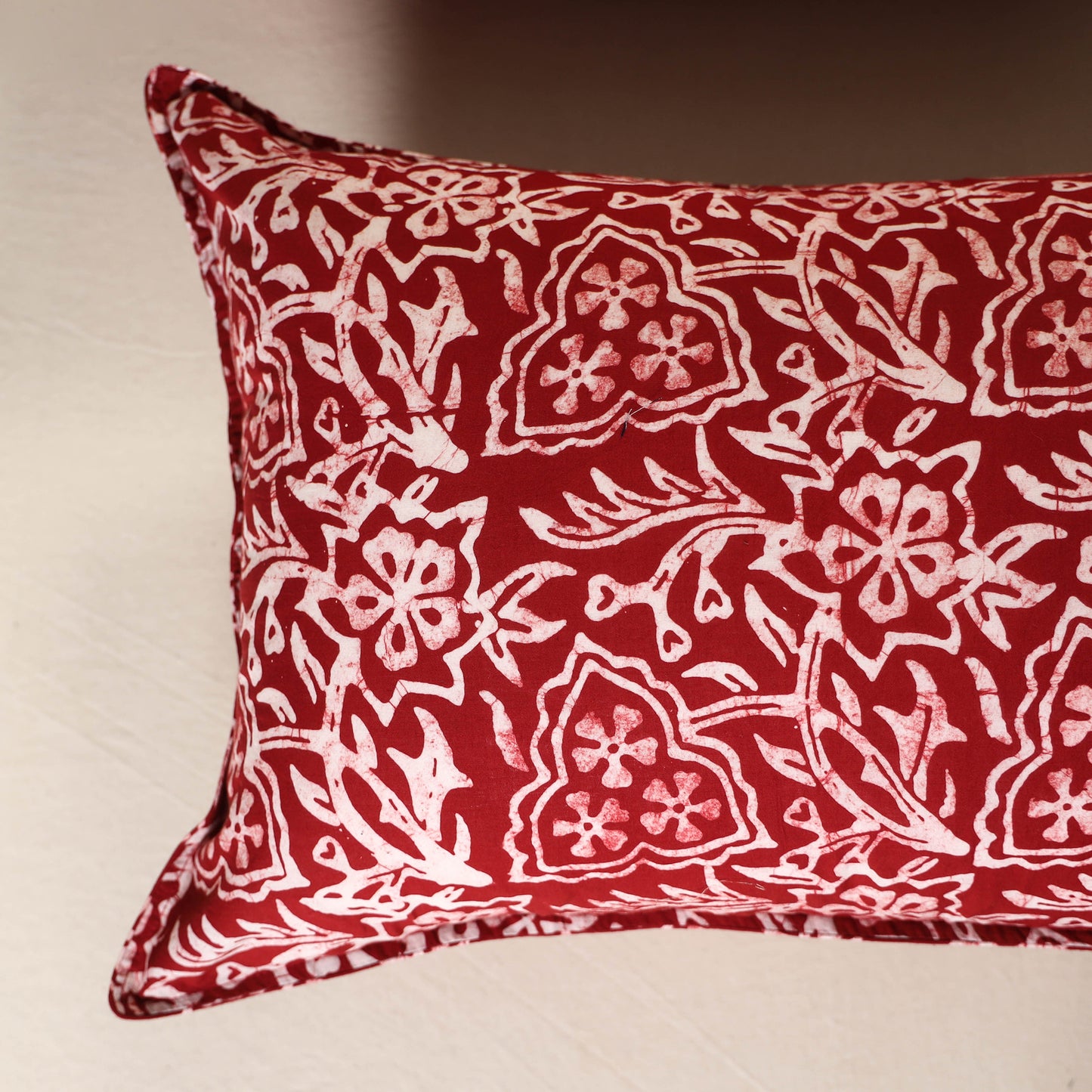 Hand Block Batik Print Pillow Covers (Set of 2) 08