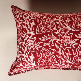 Hand Block Batik Print Pillow Covers (Set of 2) 08