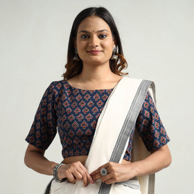  Ajrakh Stitched Blouse
