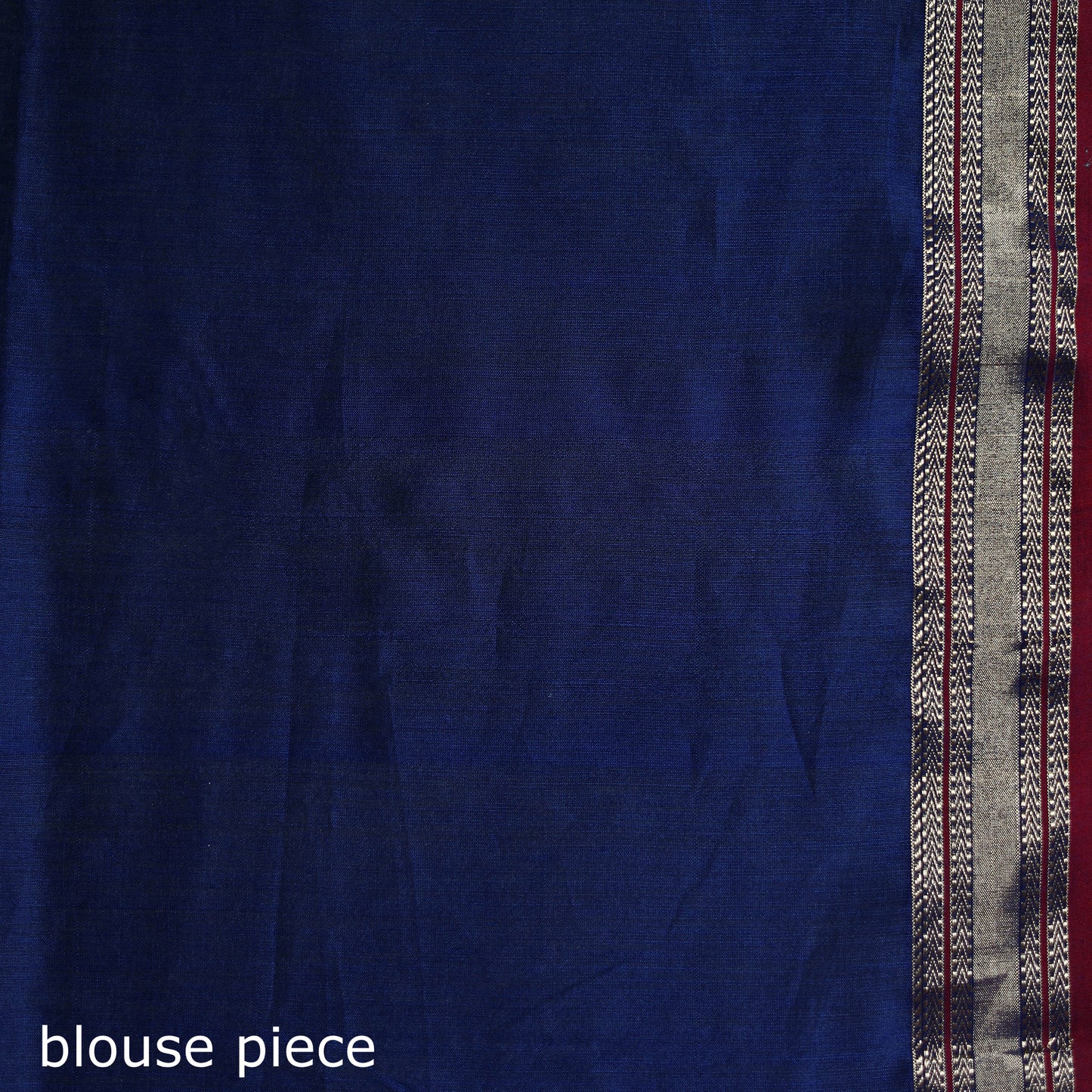 Handloom Zari Border Maheshwari Silk Saree 10