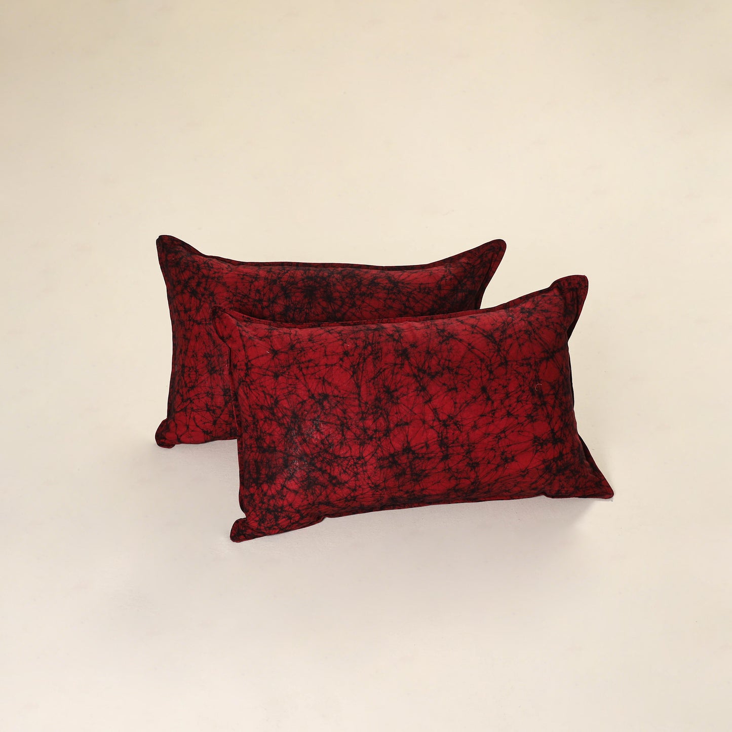 Hand Block Batik Print Pillow Covers (Set of 2) 10