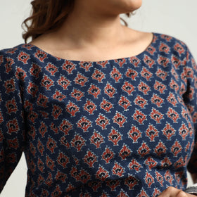  Ajrakh Stitched Blouse
