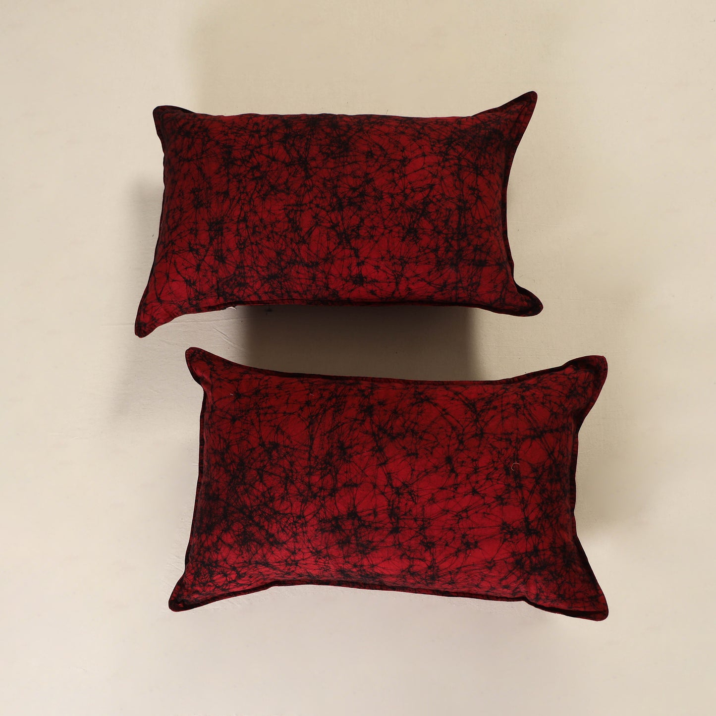 Hand Block Batik Print Pillow Covers (Set of 2) 10