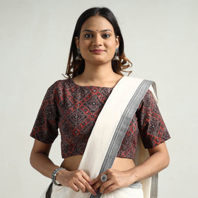 Ajrakh Stitched Blouse