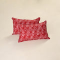 Hand Block Batik Print Pillow Covers (Set of 2) 11