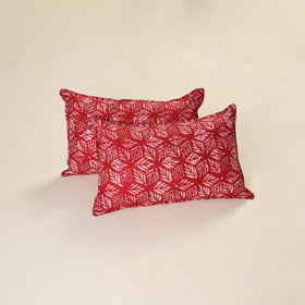Hand Block Batik Print Pillow Covers (Set of 2) 11