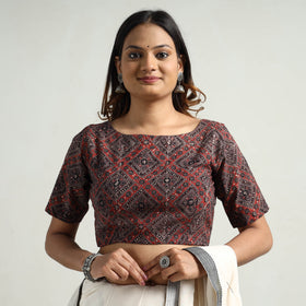 Ajrakh Stitched Blouse