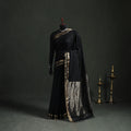 Handloom Zari Border Maheshwari Silk Saree 12