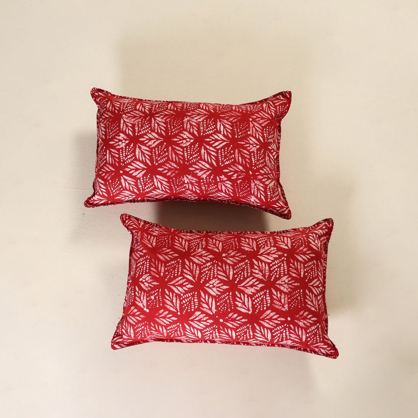 Hand Block Batik Print Pillow Covers (Set of 2) 11