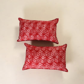 Hand Block Batik Print Pillow Covers (Set of 2) 11