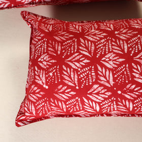 Hand Block Batik Print Pillow Covers (Set of 2) 11