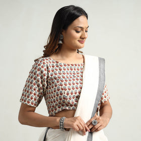 Ajrakh Stitched Blouse