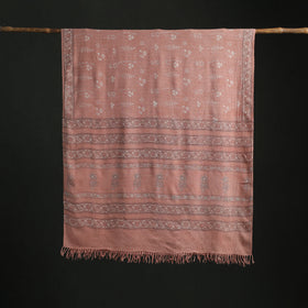 Pure Merino Wool Hand Block Akola Prints Saree 12