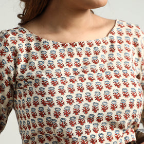 Ajrakh Stitched Blouse