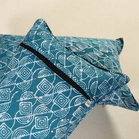 Hand Block Batik Print Pillow Covers (Set of 2) 12