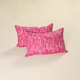 Hand Block Batik Print Pillow Covers (Set of 2) 13