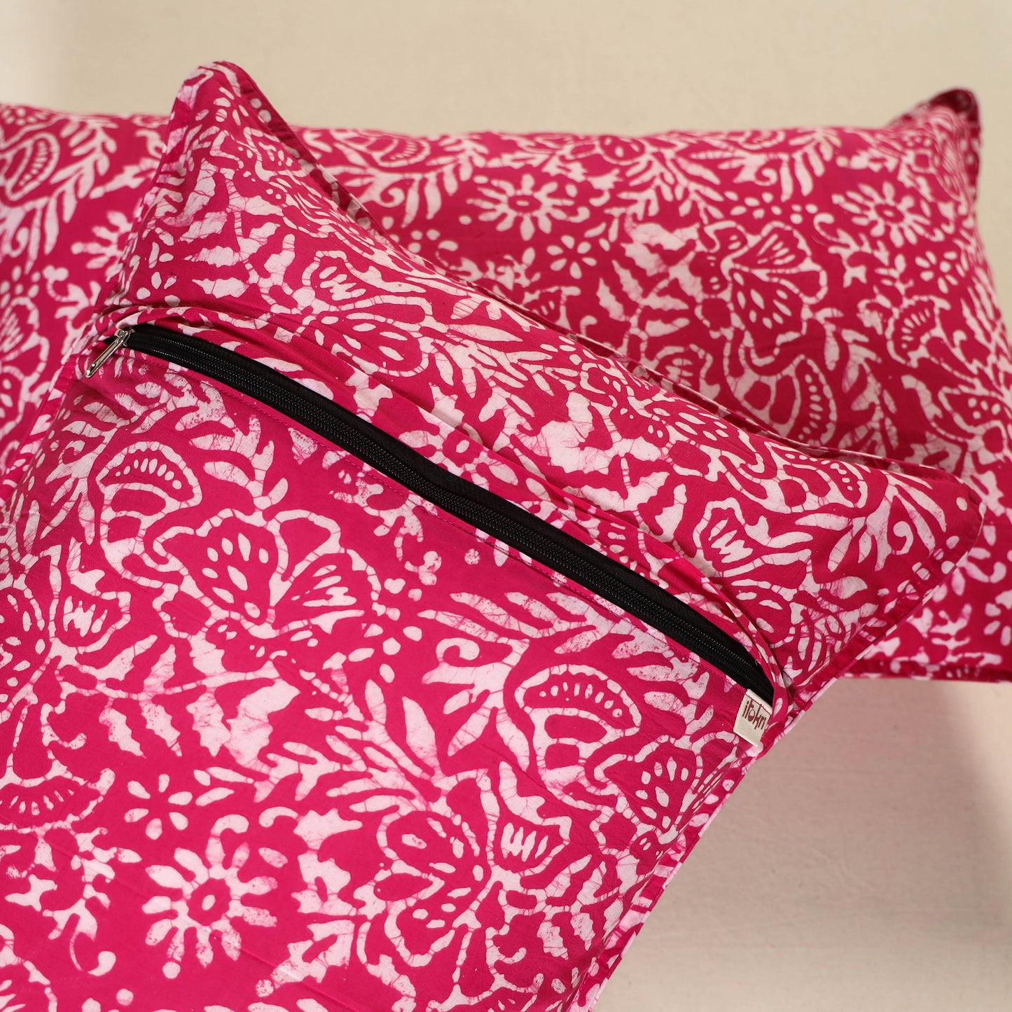 Hand Block Batik Print Pillow Covers (Set of 2) 13