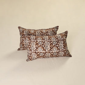 Hand Block Batik Print Pillow Covers (Set of 2) 14