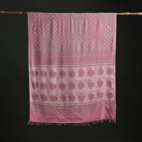 Pure Merino Wool Hand Block Akola Prints Saree 08