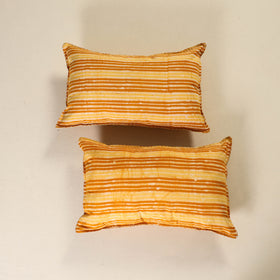Hand Block Batik Print Pillow Covers (Set of 2) 15
