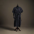 Bandhani Tie-Dye Cotton Long Kaftan 16