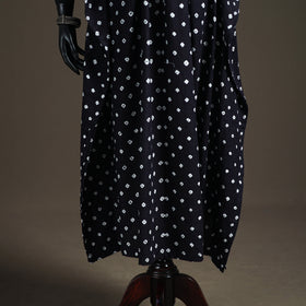 Bandhani Tie-Dye Cotton Long Kaftan 16