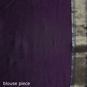 Handloom Zari Border Maheshwari Silk Saree 15