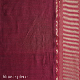 Handloom Zari Border Maheshwari Silk Saree 16