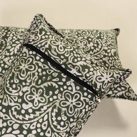 Hand Block Batik Print Pillow Covers (Set of 2) 17