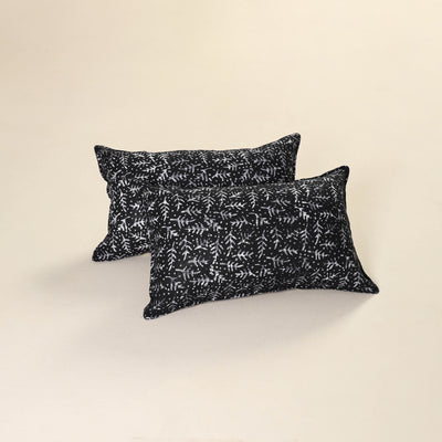 Hand Block Batik Print Pillow Covers (Set of 2) 18