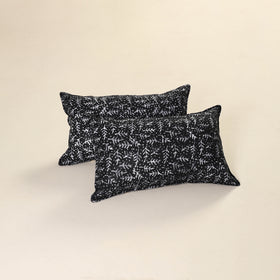 Hand Block Batik Print Pillow Covers (Set of 2) 18