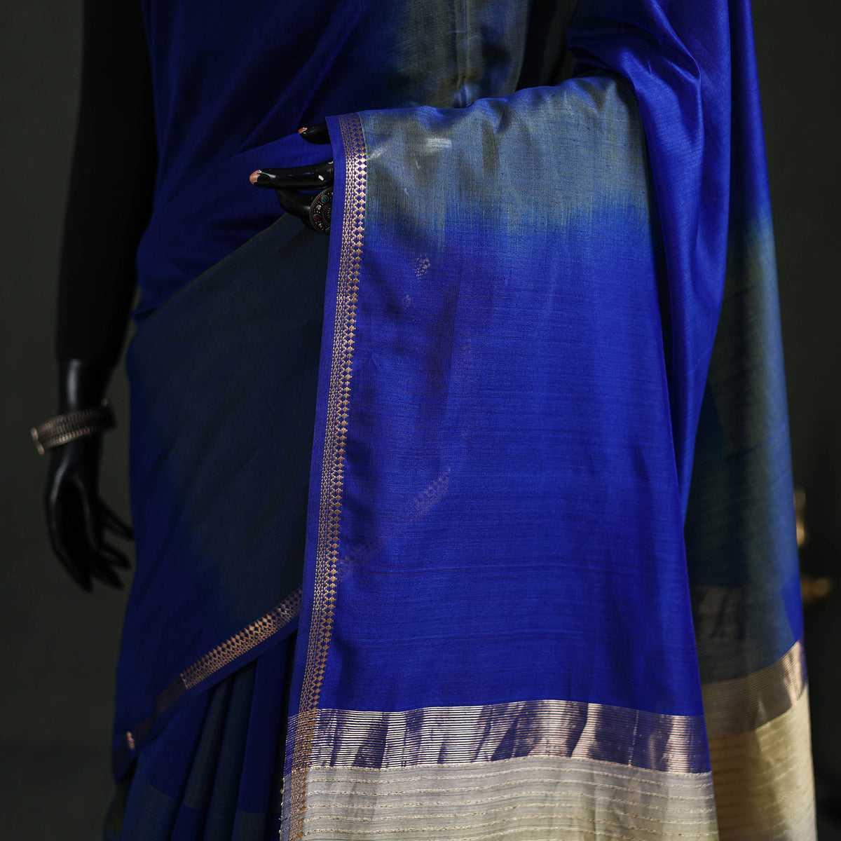 Handloom Kosa Pallu Maheshwari Silk Saree 18