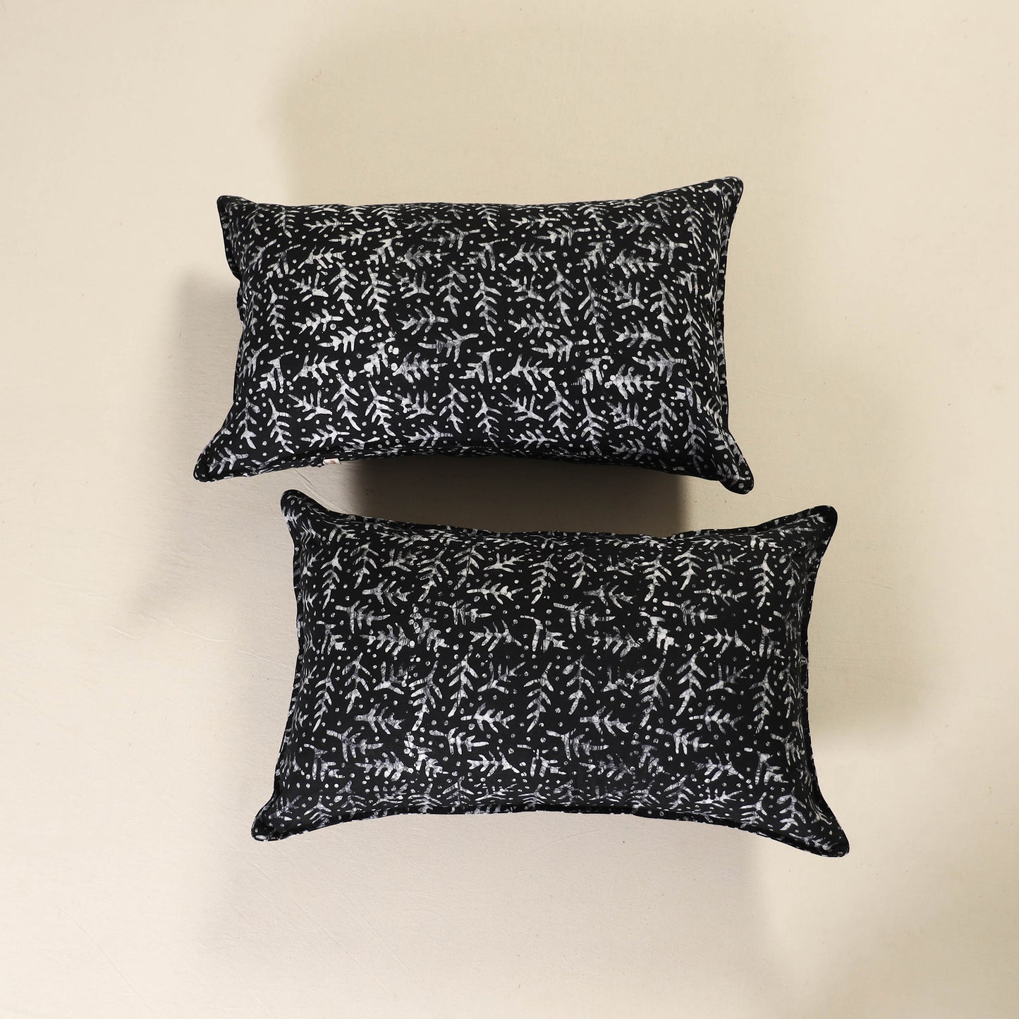 Hand Block Batik Print Pillow Covers (Set of 2) 18