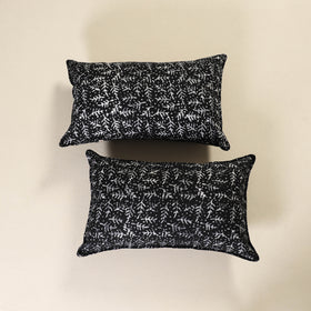 Hand Block Batik Print Pillow Covers (Set of 2) 18