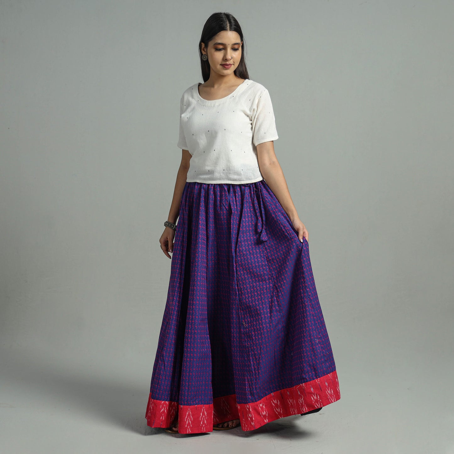 Jacquard Long Skirt