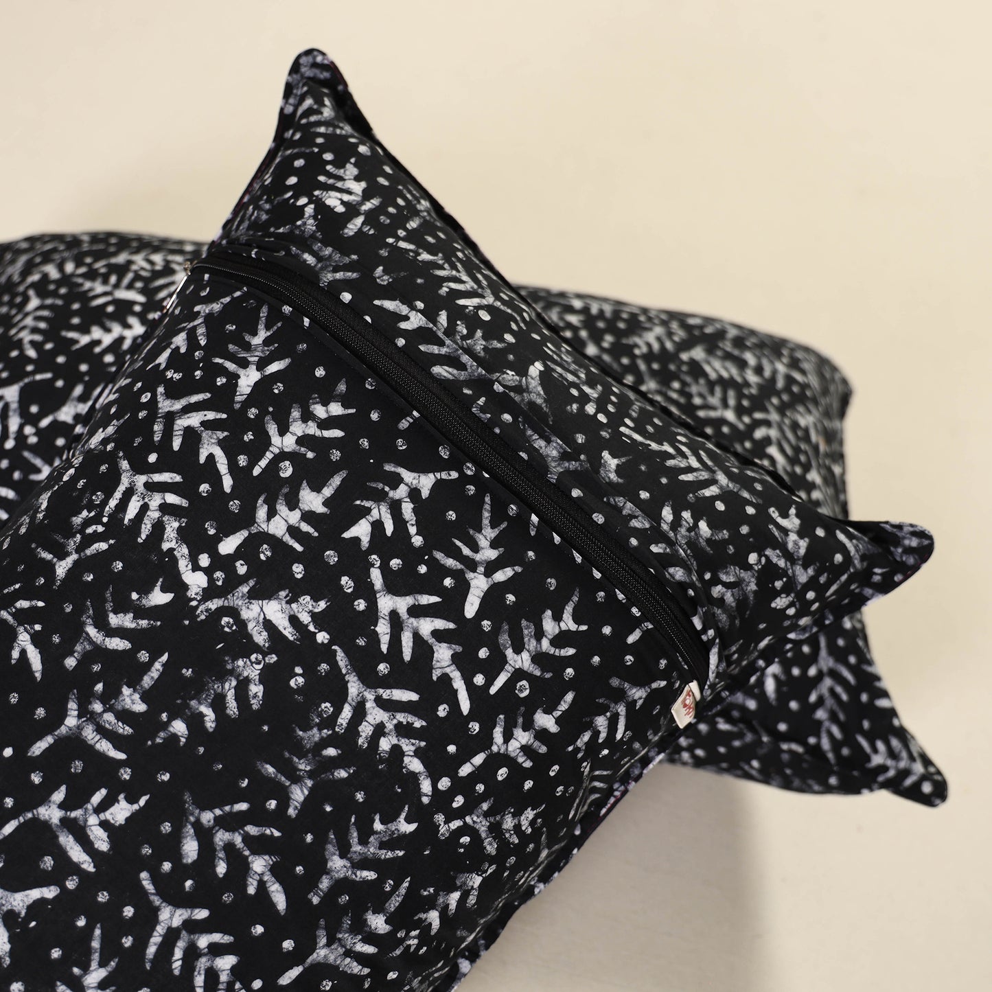 Hand Block Batik Print Pillow Covers (Set of 2) 18