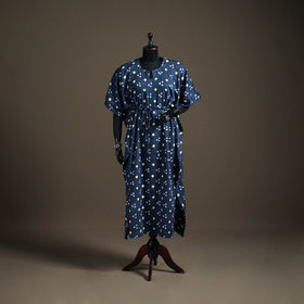 Bandhani Tie-Dye Cotton Long Kaftan 21
