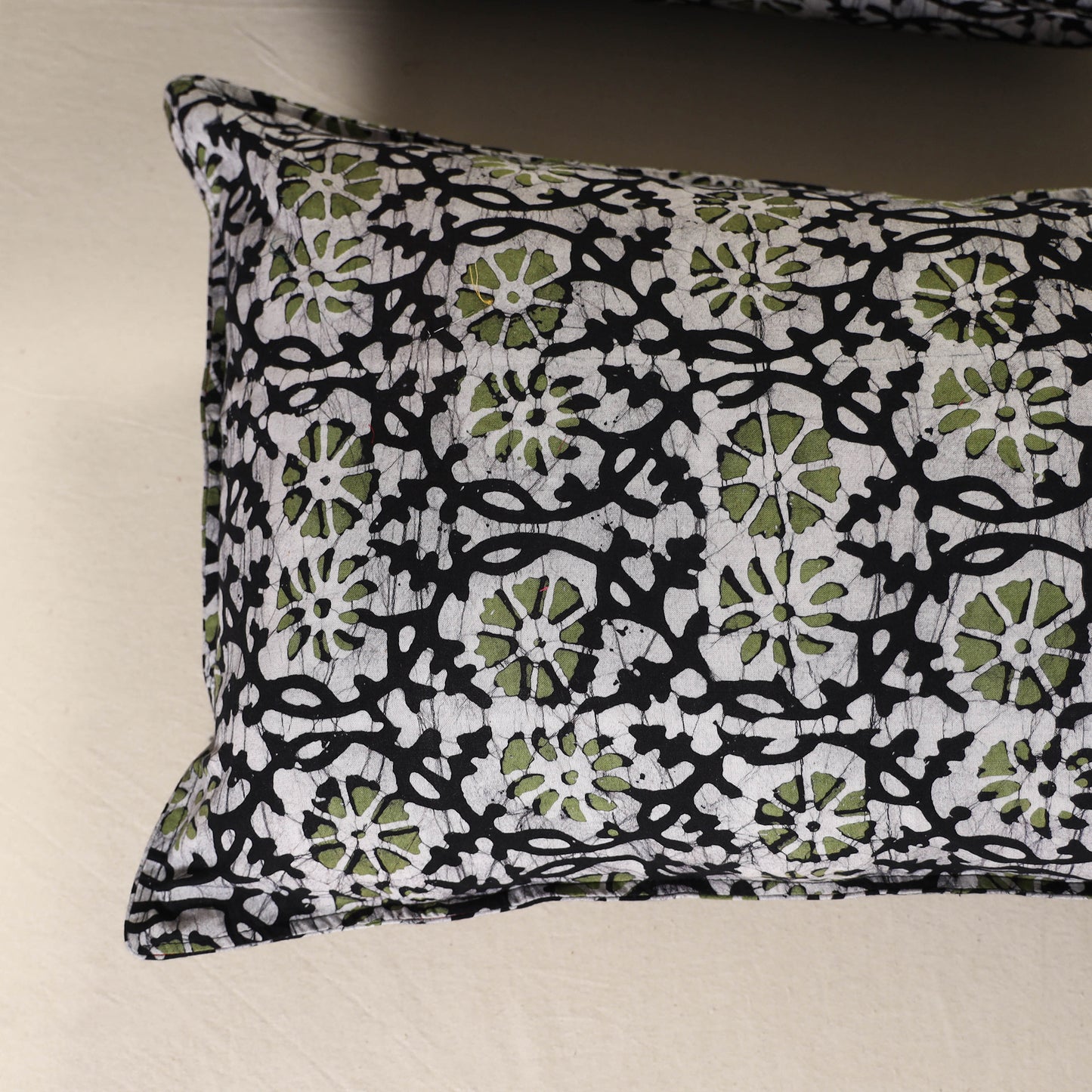 Hand Block Batik Print Pillow Covers (Set of 2) 19