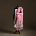 Kantha Hand Embroidered Khes Handwoven Cotton Dupatta 41